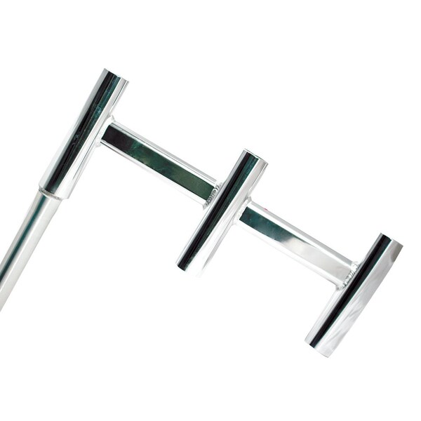 Tigress Offset Triple Aluminum Rod Holder - Straight Butt - 88149-1