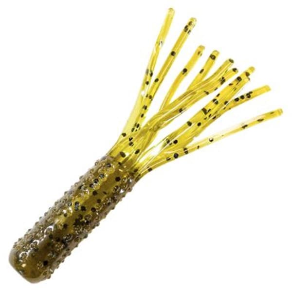 Track Usa 2.75 in. TRD Tubez Lures, Green Pumpkin, 6PK - TR894340