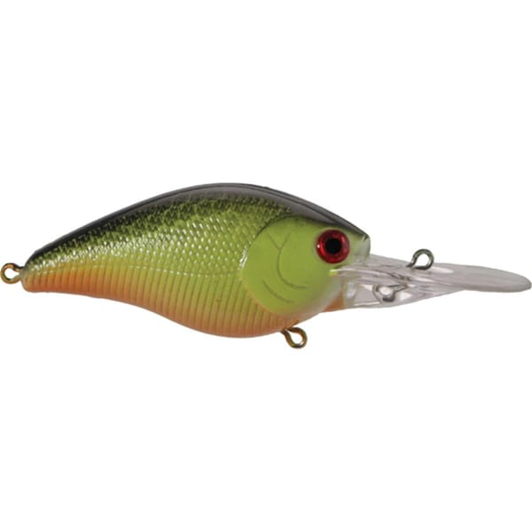 True North Fishing 0.5 oz Luck E Strike American Originals Deep Smoothies - Chartreuse Back - AOS3-110