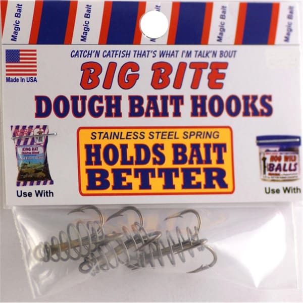 Omnisports Stainless Steel Spring Hooks - Size 6, 3PK - OM3519112