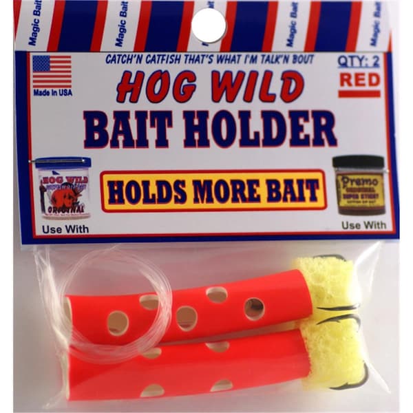 Omnisports Hogwild Sponge Tube Bait Holder - RED - OM3509686