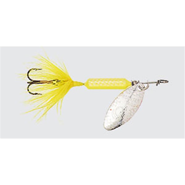 Jocosidad 0.06 oz Original Rooster Tail, Hammered Yellow - JO2977159