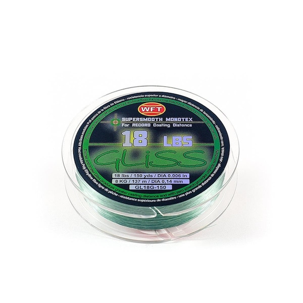 Ardent 150 yard Gliss Green Fishing Line, 18 lbs - GL18G-150