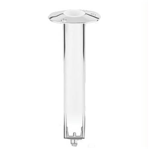 Perfectpitch Lee s 0 Degree Stainless Steel Swivel Base Flush Mount Rod Holder - Extra Long Tube - PE2933621