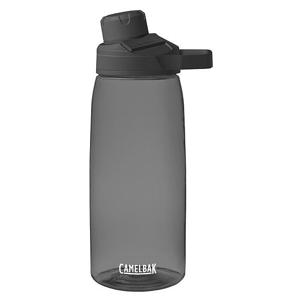 Camelbak Water Bottle, 32 oz, Plastic, Charcoal Body - 886798030746