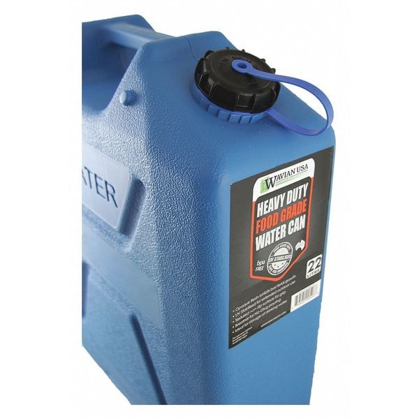 Wavian Water Container, 5 gal., Blue, 18-1/4" H - JC0022PHDBL