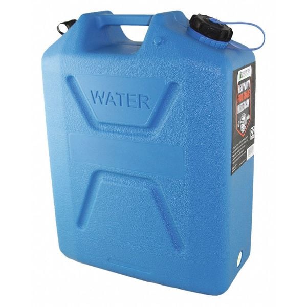 Wavian Water Container, 5 gal., Blue, 18-1/4" H - JC0022PHDBL