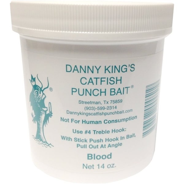 Danny Kings Danny King's Catfish Punch Bait Fishing Scent, Blood, 14 oz - 51
