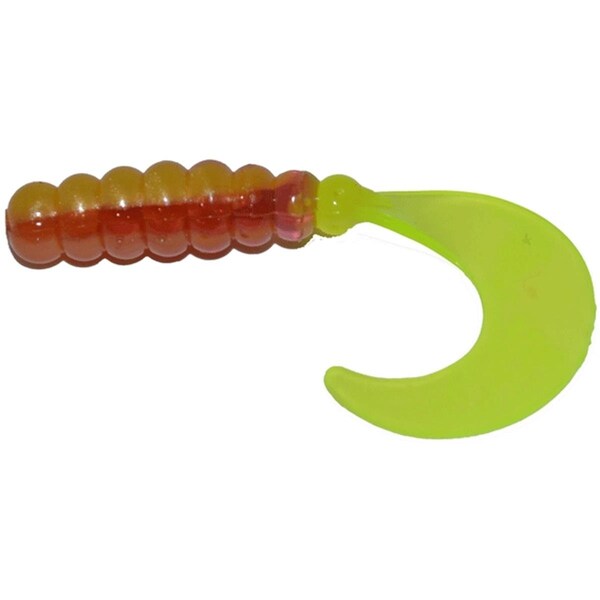 Bola 2 in. Fat Grub, Yellow Jacket, 10PK - BO2983064