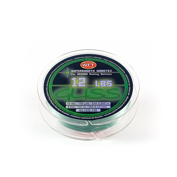 Ardent 150 yard Gliss Green Fishing Line, 12 lbs - GL12G-150