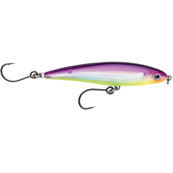Rapala X-Rap&reg; Twitchin&rsquo; Minnow 4 Purple Chartreuse - SXRT10PRCH
