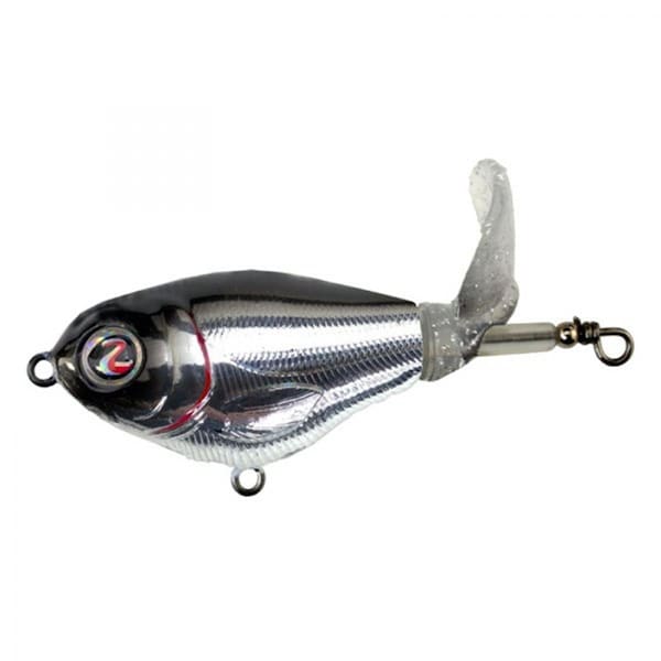 River2Sea WPL75-44 75 mm Whopper Plopper 44 Chrome & Black Fishing Lure - WPL75/44