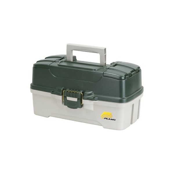 Pure Fishing 3Tray GRNWHT Tackle Box - 620306
