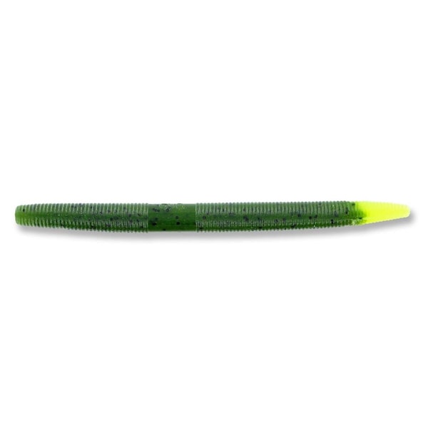 Alegria 5 in. Senko 194 Body & Chartreuse Tail Fishing Lure, 10PK - AL2973511