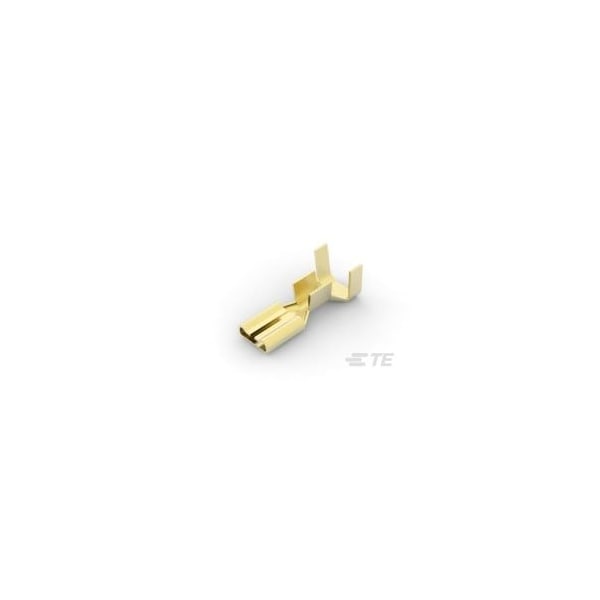 Te Connectivity FASTON .187 18-14 AWG OR (2) #16  BR - 63596-1
