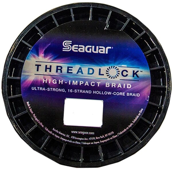 Superjock 60 lbs x 600 yds Threadlock Strong Hollow Cord White Braid - White - 60 lbs x 600 yds - SU3517439