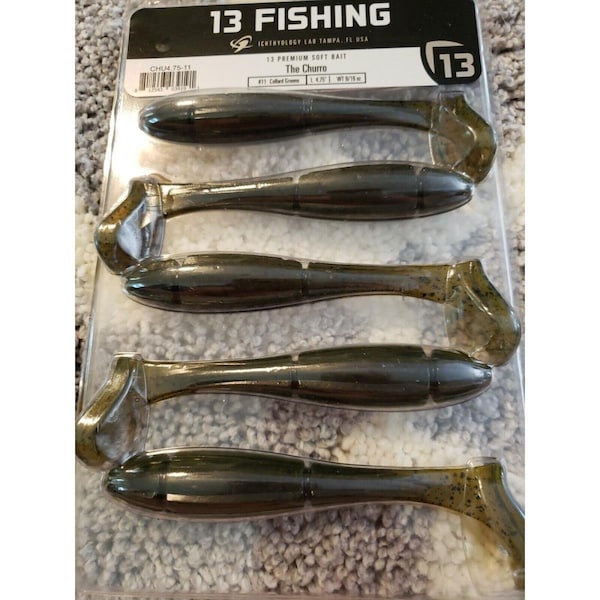 Desviacion 4.75 in. Churro Swimbait Collard Green Lure - DE3513064