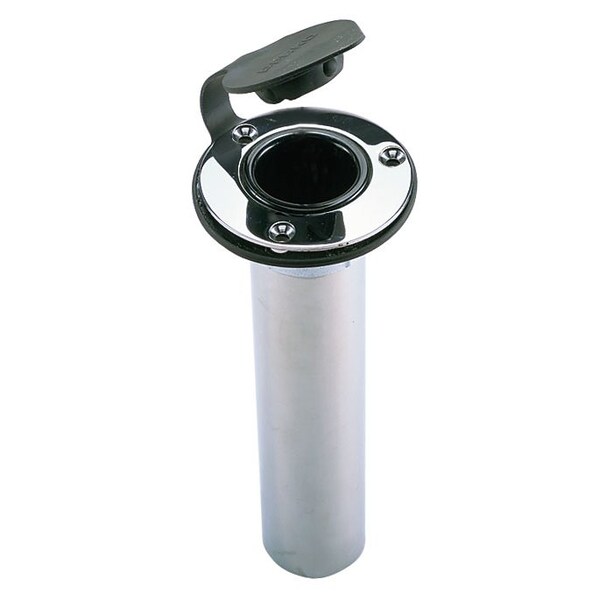 Perko Perko 0447DP1CHR Vertical Flush Mount Fishing Rod Holder - 0447DP1CHR