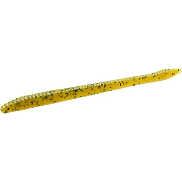 Alegria 4.75 in. Salt Finesse Worm in Chartreuse Pumpkin, 20PK - AL2983111