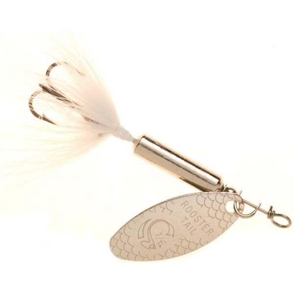 Jocosidad 0.16 oz Original Rooster Tail - Chrome & White - JO3506849