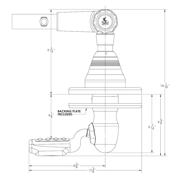Taco Marine Grand Slam 400 Outrigger Top Mount - Pair - GS-400