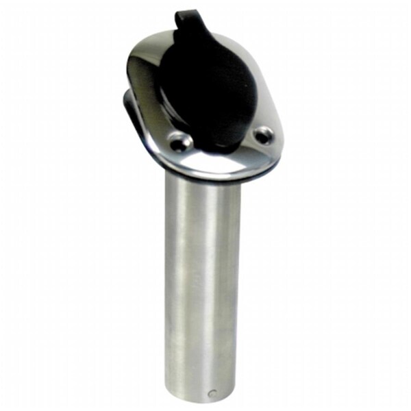 Newalthlete Flush Mount Rod Holder - 304 Stainless Steel - 9-1/4in. - NE2933651