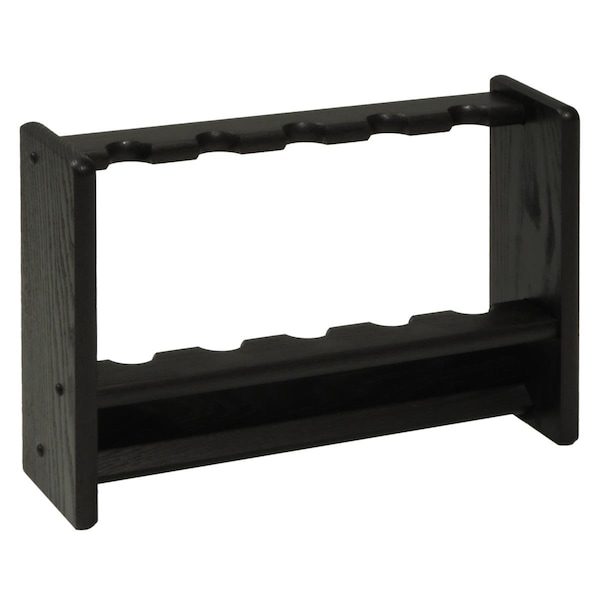 Wooden Mallet Fishing 5 Rod Rack Black - PRF5BK