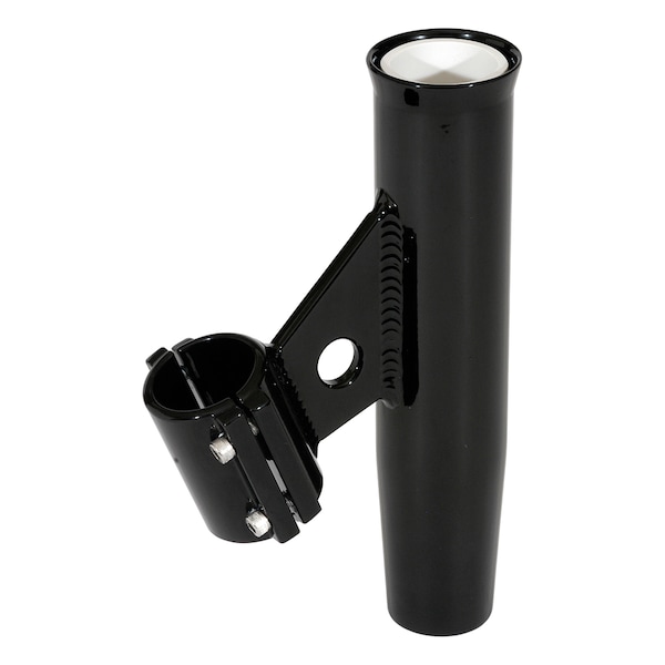 Lees Tackle Clamp-On Rod Holder Bk Aluminum Vertical Pipe Size No 5 - RA5005BK