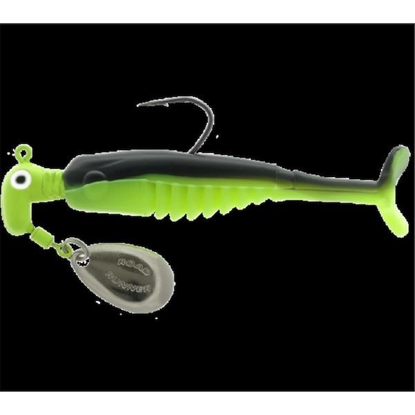 Blakemore 0.12 oz Crappie X-Tractor 2-0 Hook Fishing Lure, Lights Out - CX3-336