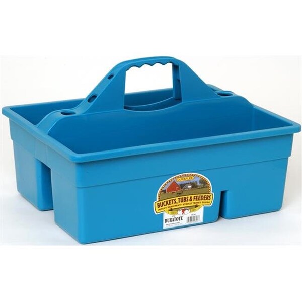 Miller Mfg Miller Manufacturing 405060575 DT6 Plastic Dura Tote Box; Teal - 405060575