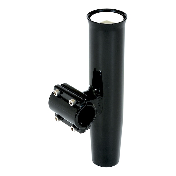 Lees Tackle Clamp-On Rod Holder Bk Alum Horizontal Pipe Size No 1 - RA5201BK