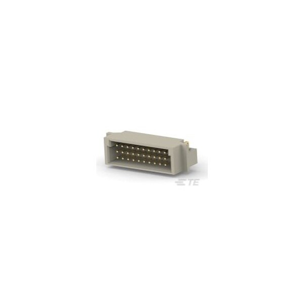 Te Connectivity Board Euro Connector, 30 Contact(S), 3 Row(S), Male, Right Angle, Solder Terminal, Plug - 6-1393644-9