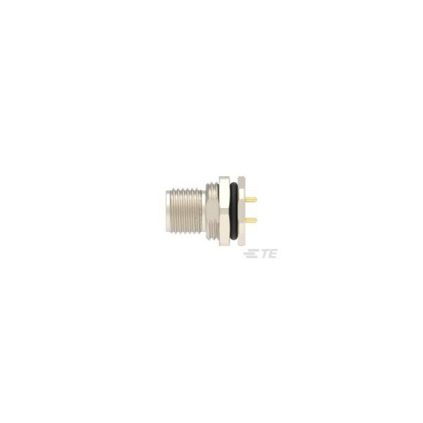 Te Connectivity M12 Rear Mount Male L 2P+Pe Solder Pcb - T4140L12031-000