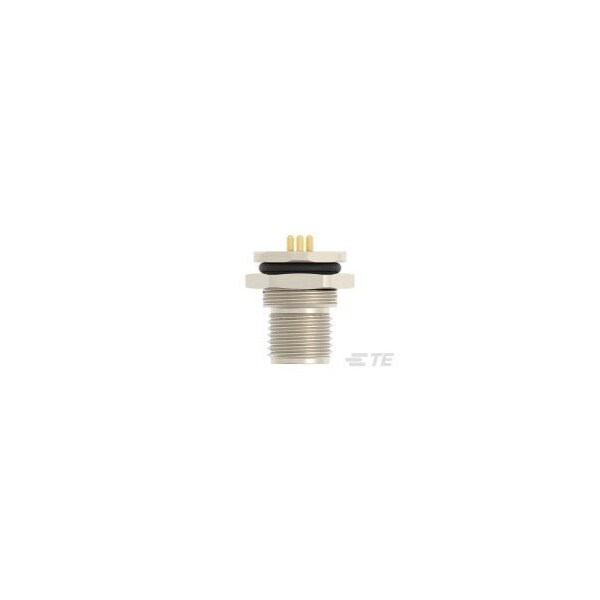 Te Connectivity M12 Rear Mount Male L 2P+Pe Solder Pcb - T4140L12031-000