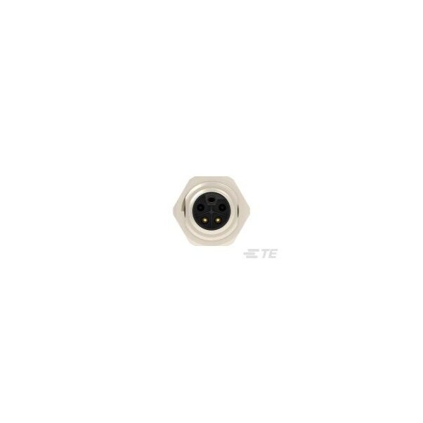 Te Connectivity M12 Rear Mount Male L 2P+Pe Solder Pcb - T4140L12031-000