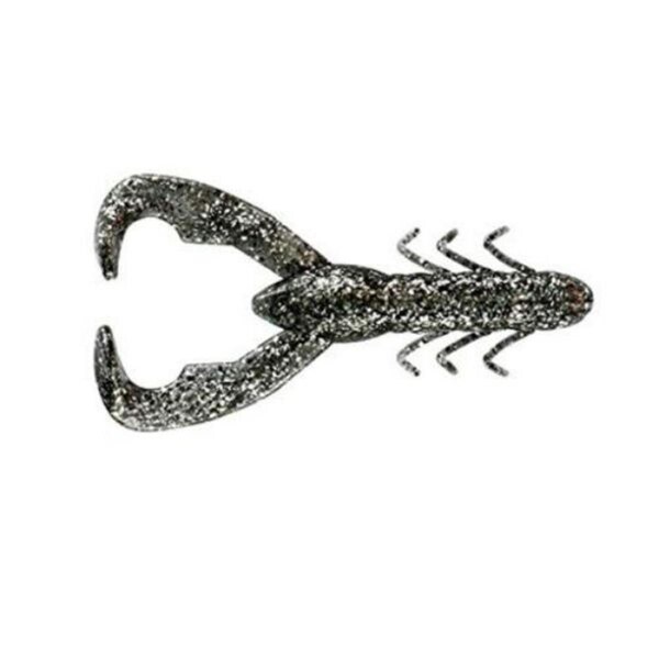 Yum 3.5 in. Christie Craw Tin Foil Fishing Lure, Black - YCW3187