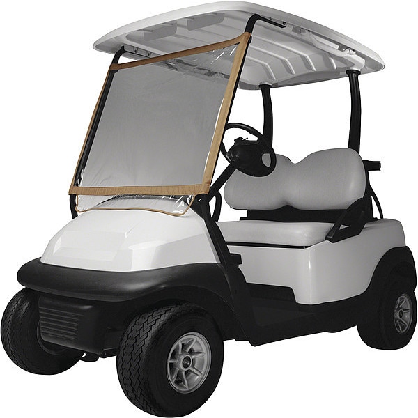 Classic Accessories Portable Golf Cart Windshield, Khaki - 40-001-012401-00