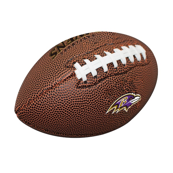 Logo Brands Baltimore Ravens Mini Size Composite Football - 603-93MC-1
