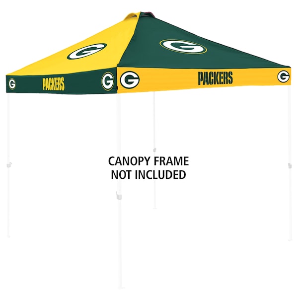 Logo Brands Green Bay Packers Checkerboard Canopy Top - 612-45C