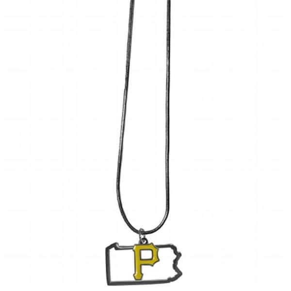 Siskiyousports Siskiyou Sports BSN100 MLB Pittsburgh Pirates State Charm Necklace - BSN100