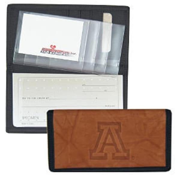 Rico Industries Arizona Wildcats Leather/Nylon Embossed Checkbook Cover - 2499454304