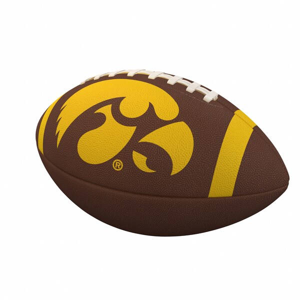 Logo Brands Iowa Team Stripe Official-Size Composite Football - 155-93FC-1