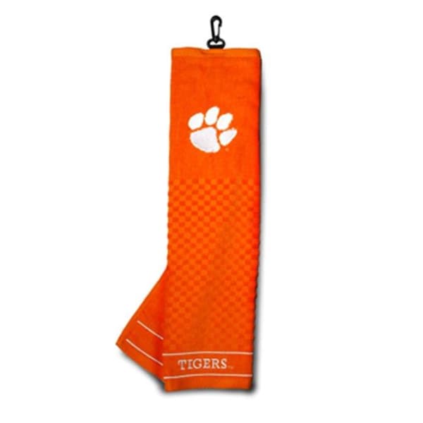 Team Golf Team Golf 20610 Clemson Tigers Tide Embroidered Towel - 20610