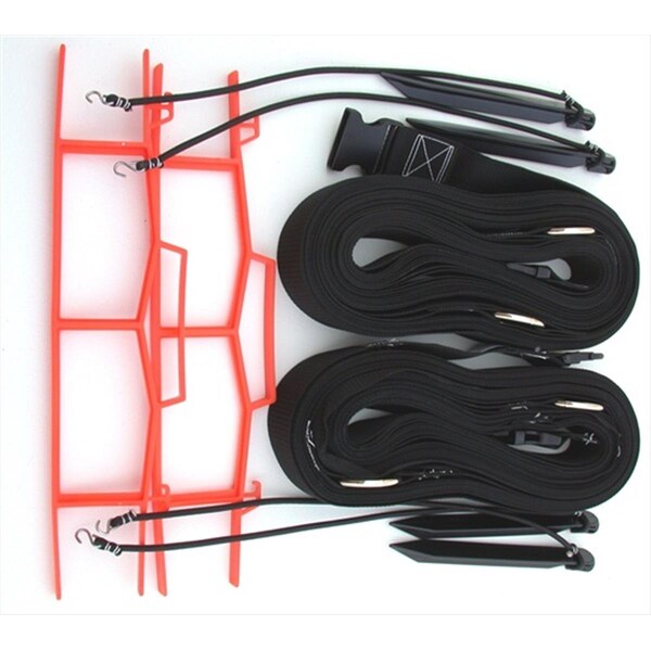 Perfectpitch Black 2-inch Non-adjustable Web Courtlines - PE2675185