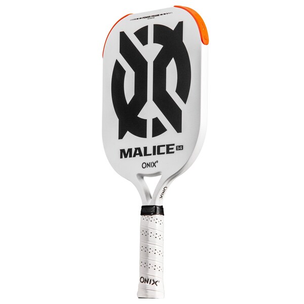 Onix Malice 14 Open Throat Composite Pickleball Paddle - KZ8000-MLC14OTCMPWHT