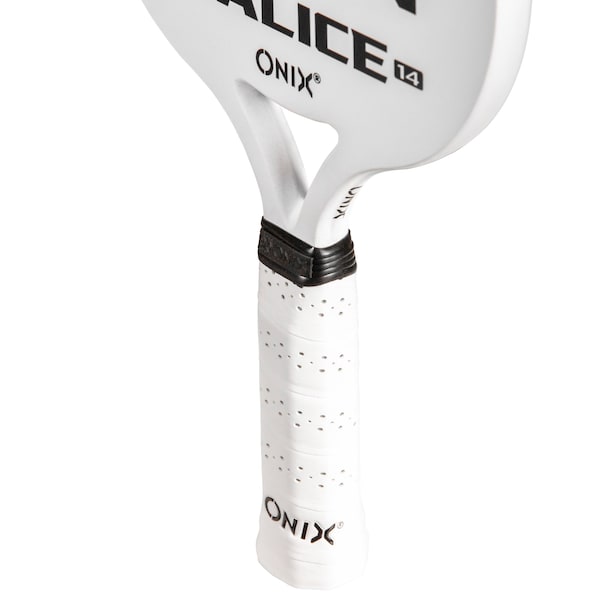 Onix Malice 14 Open Throat Composite Pickleball Paddle - KZ8000-MLC14OTCMPWHT