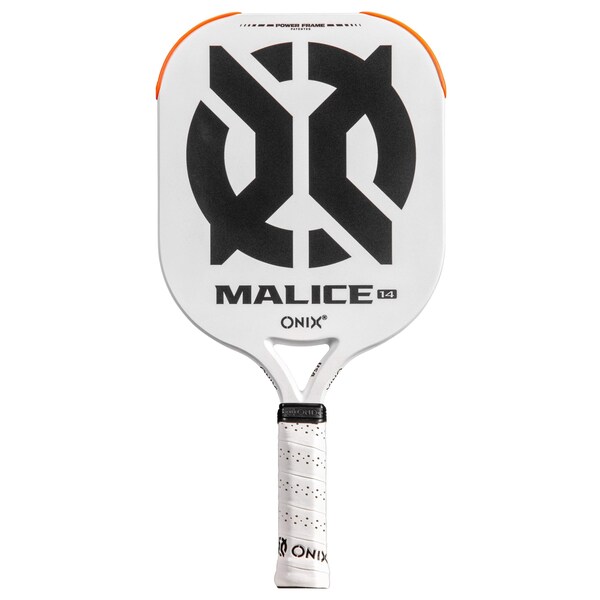 Onix Malice 14 Open Throat Composite Pickleball Paddle - KZ8000-MLC14OTCMPWHT