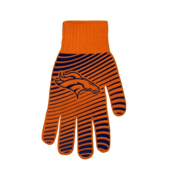 Tsv Home TSV Home BGNFL1001 Denver Broncos BBQ Gloves; Orange - BGNFL1001