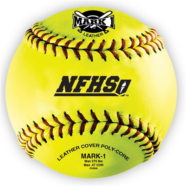 Ssn Mark 1 12 in. NFHS Softball, Pack of 12, 12PK - 1236026