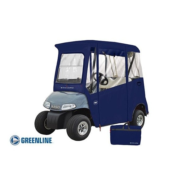 Eevelle Greenline 2 Passenger Drivable Golf Cart Enclosure - Navy - GLEEZN02